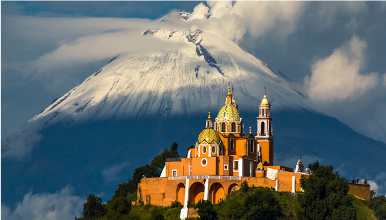 The highly-impressive Our Lady of Remedies church in Cholula, Mexico (near Puebla)