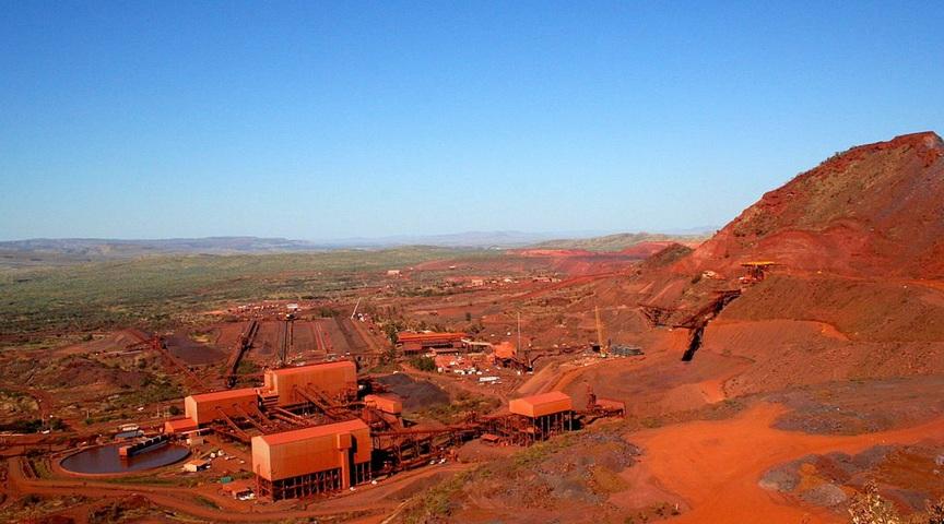 Mining operations in Western Australia near Perth.