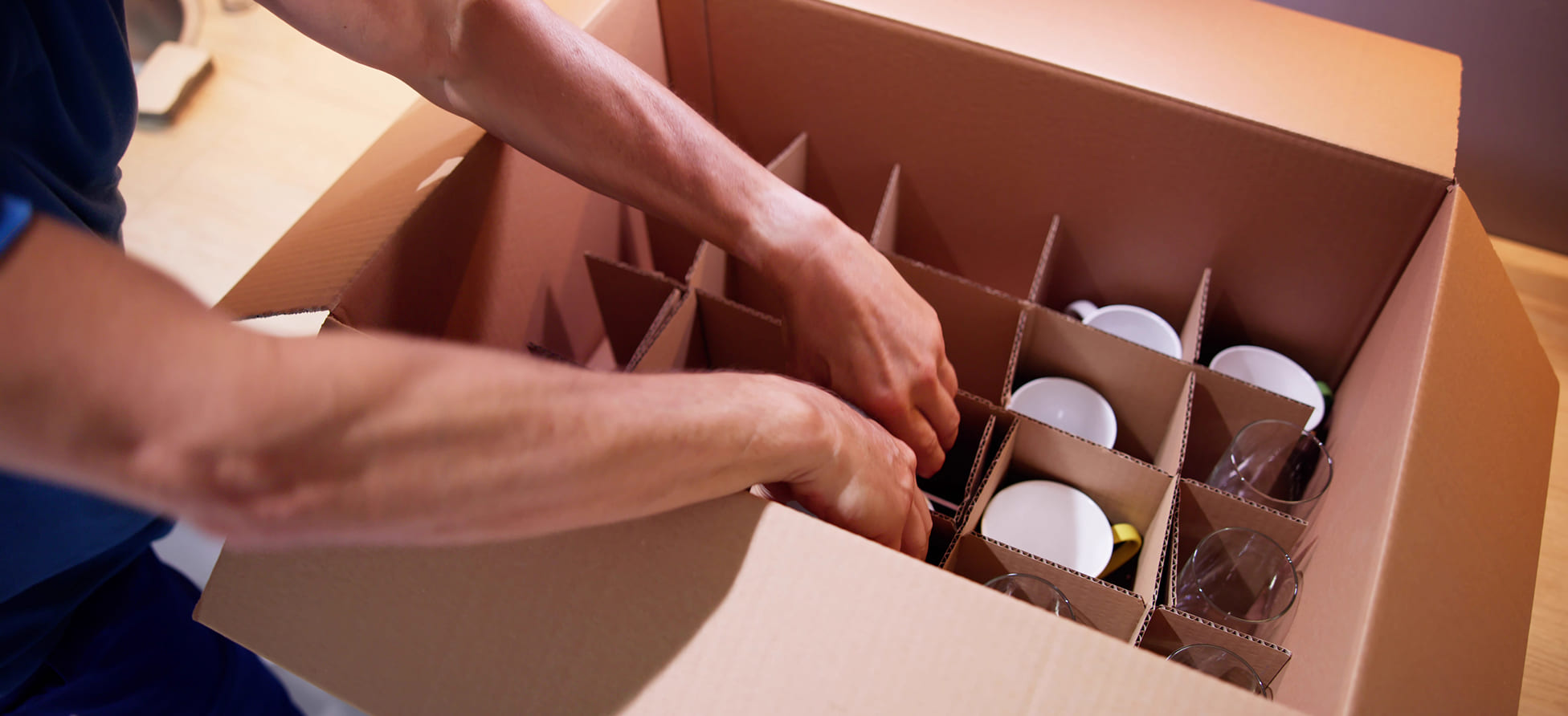 How to pack dishes for a move