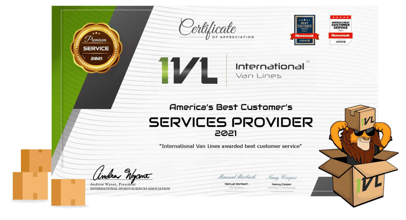 International Van Lines Ocean Freight Shipping