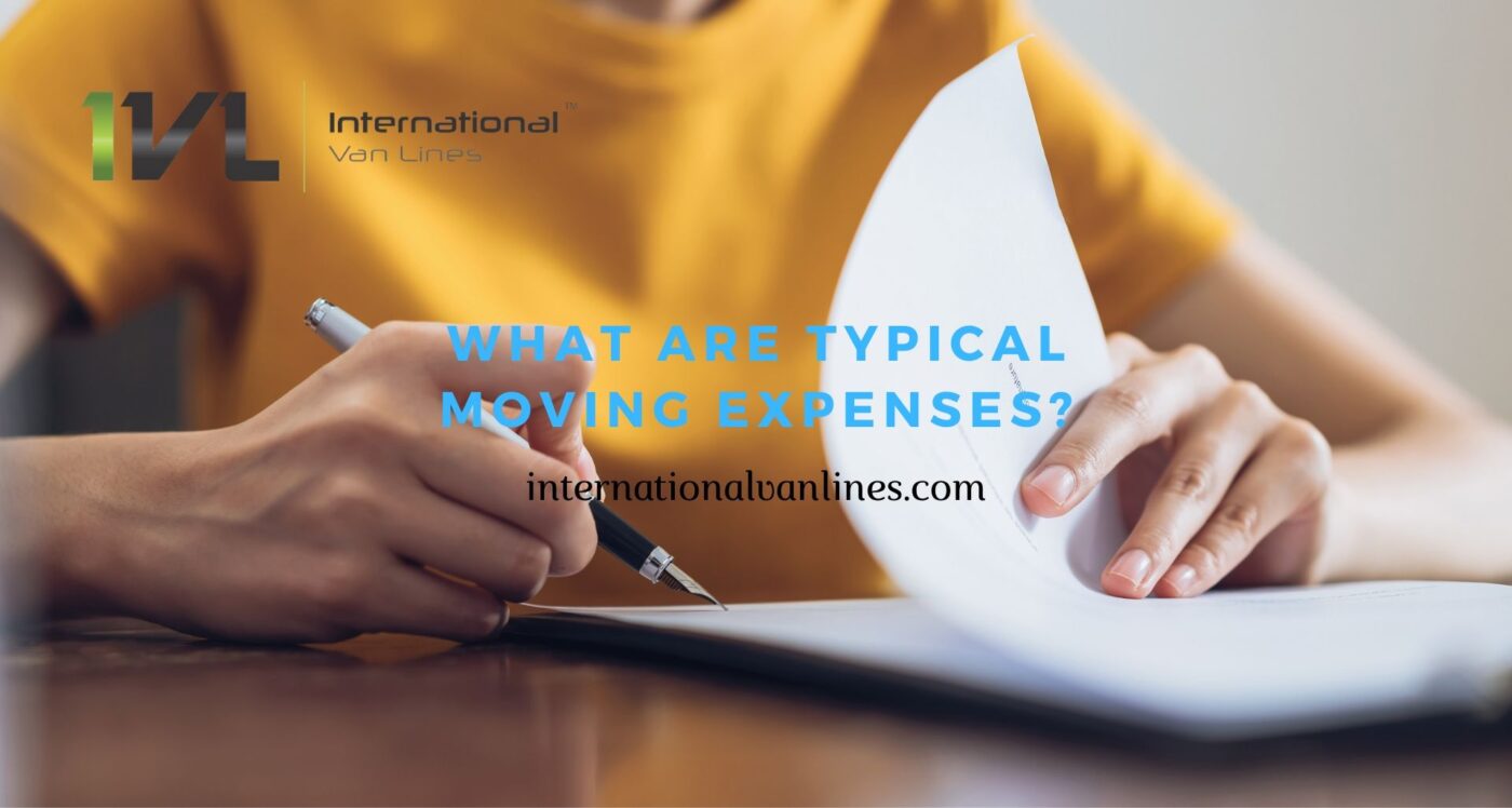 Typical Moving Expenses