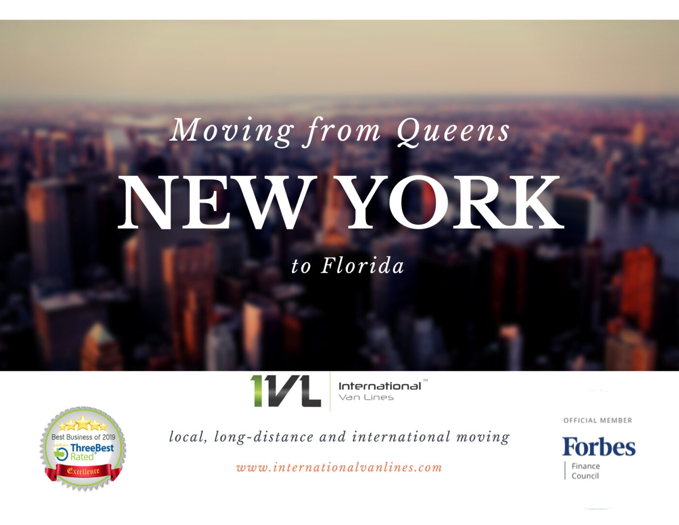 The cost of moving from Queens, NY to Florida