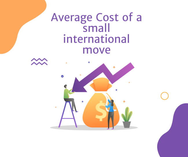 Average cost of a small international move
