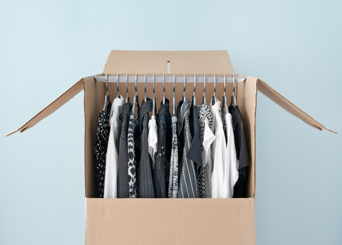 Learn how to pack clothes for an overseas move
