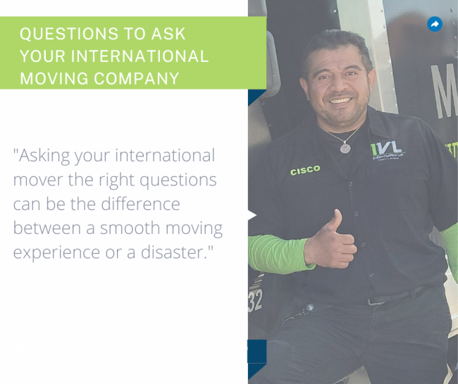 Questions to ask your international moving company