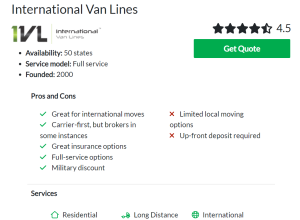 Best sites for international moving company reviews