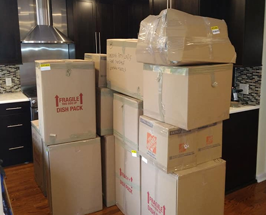 Packing services for international moving