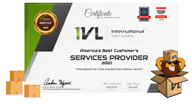 International Moving Company Award